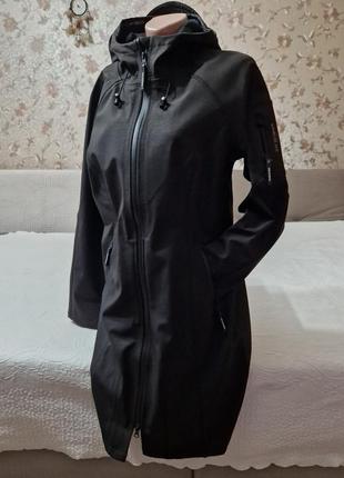 Женское термопальто дождевик плащ на флисе и мембране  raincoat ilse jacobsen rain4 фото