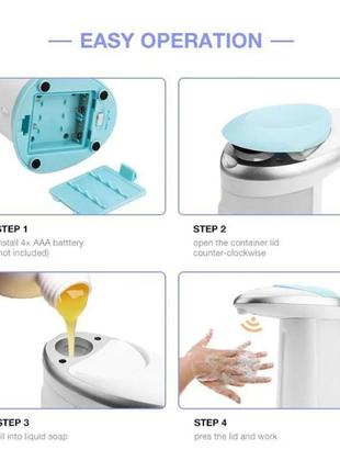 Дозатор жидкого мыла soap magic, сенсорный, универсальный6 фото