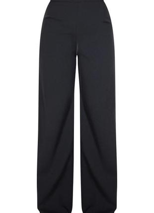 Черные широкие брюки с высокой талией, m5 фото