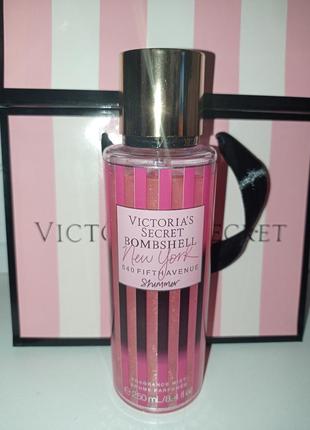 Victoria's secret bombshell new york shimmer спрей для тела с шиммером2 фото