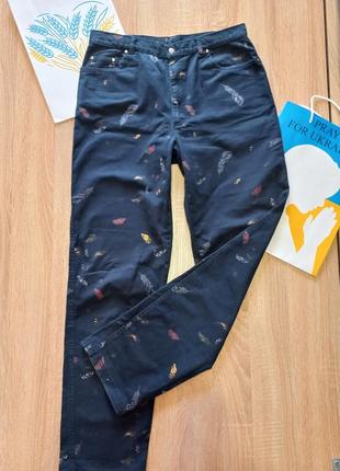 Джинсы dorotennis denim с принтом3 фото