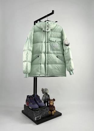 Куртка пуховик moncler x fragment green