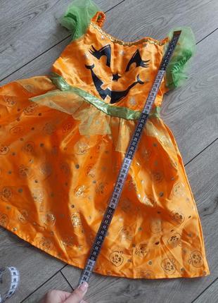 Костюм платья платье платье тыквы на хеловин2 фото
