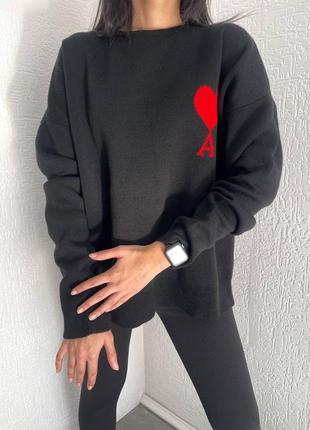 Стильный женский свитер, кофта, оверсайз, хорошее качество, различные цвета5 фото