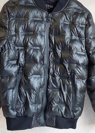 Зимова - демісезонна унісекс чоловіча куртка guess оригінал s5 фото