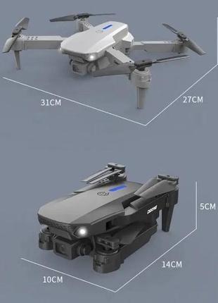 Квадрокоптер/дрон е88 dual pro hd 4k6 фото