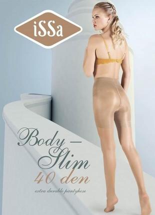 Колготки body slim 40 den черного цвета, размер 3