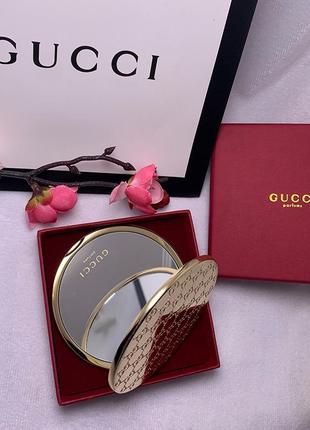 Косметичне зеркало gucci | аксесуар | подарунок1 фото