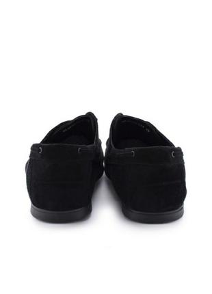 Стильные черные мужские туфли с перфорацией летние на шнурках3 фото