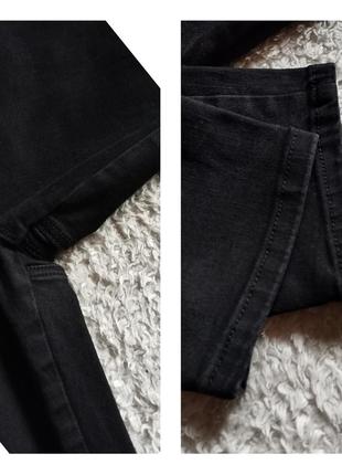 Джинсы женские плотные чёрные узкие джинсы слим скинни высокая посадка asos джинсы пуш-ап эффект8 фото