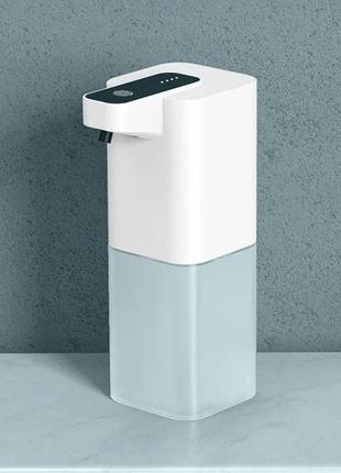 Аккумуляторный сенсорный дозатор для жидкого мыла automatic foam soap dispenser 400мл white5 фото