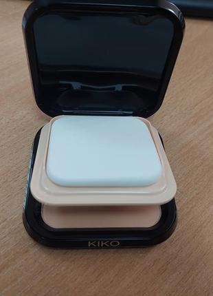 Пудрова основа kiko instamoisture powder foundation, тон 02 rose