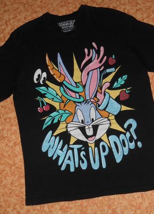 Футболка looney tunes/bugs bunny what's up doc?/багз банні