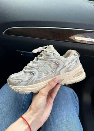 Нереальні жіночі кросівки new balance 530 beige caramel карамельні