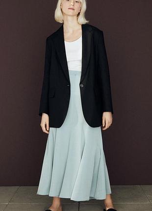 Юбка h&m  s мʼятно зелена
