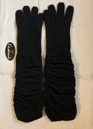 Длинные перчатки marc jacobs 100% кашемир