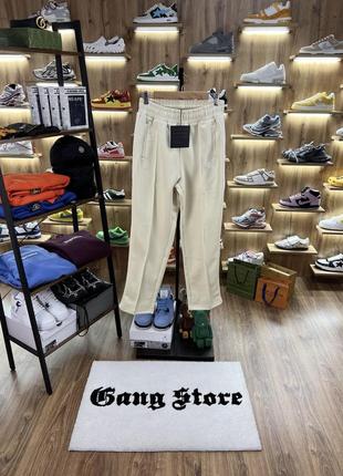 Штани palm angels beige ss23 pants1 фото