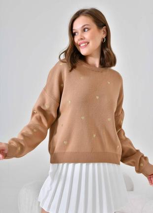 Стильный женский свитер, кофта, хорошее качество, оверсайз, различные цвета6 фото