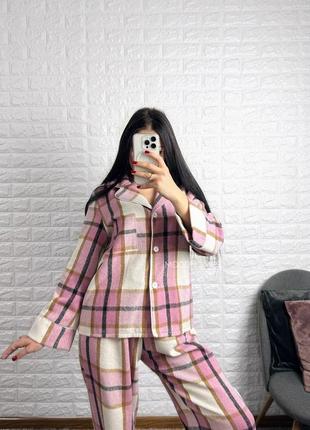Пижама женская фланель3 фото