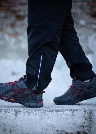 Всесезон чоловічі asics gel-kahana 8 dark grey black/red9 фото