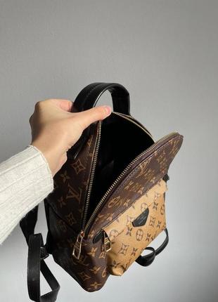 Рюкзак lv palm springs backpack brown/camel4 фото