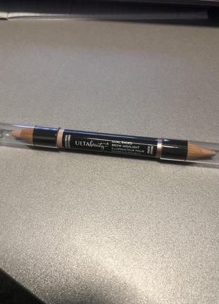 Ultabeauty карандаш для бровей хайлайтер + корректор1 фото