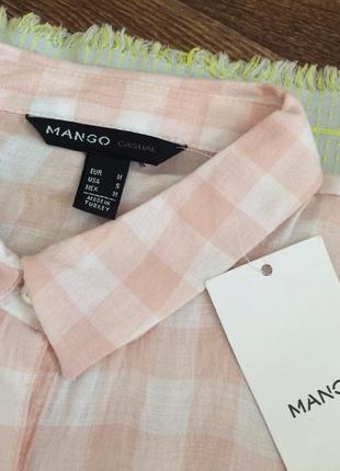 Блуза, рубашка в клетку mango3 фото