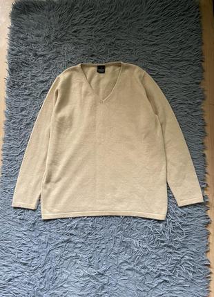 Madeleine 100% кашемір базовий стильний светр джемпер