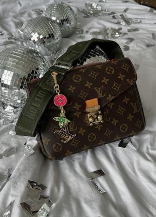 Жіноча сумка крос-боді клатч через плече сумка louis vuitton на плече