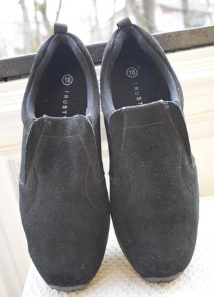 Замшеві туфлі мокасини сліпони кросівки trustyle р. 10 р. 45 29 см6 фото