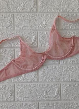 Бюстгальтер мереживний прозорий р.80/в 75/с