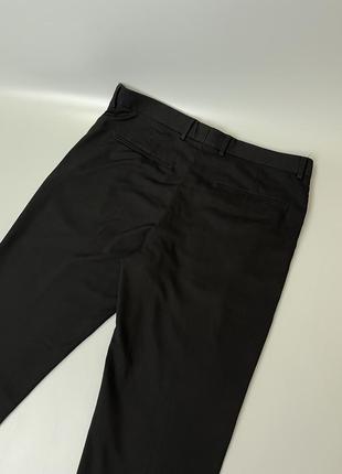 Черные базовые классические брюки h&m slim fit, однотонные, эйчендем, оригинал, брюки, рубашка, пиджак, нарядные4 фото