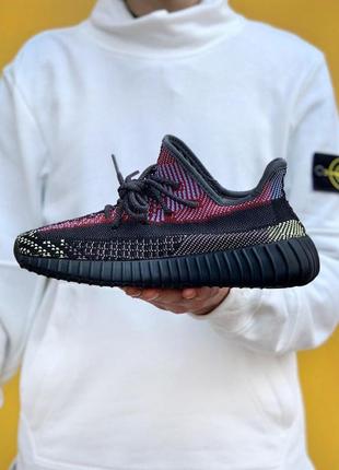 Кроссовки мужские, женские adidas yeezy boost 350, черные (адидас изи буст, адидасы)1 фото