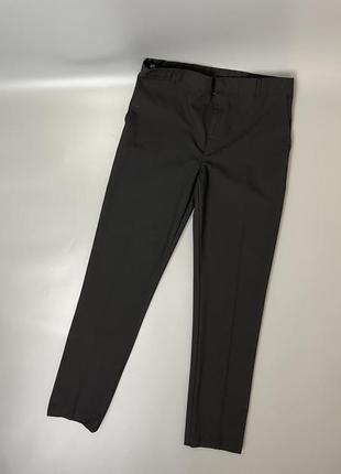 Черные базовые классические брюки m&s, брюки, однотонные.