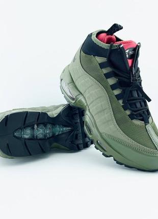 Nike air max sneakerboot 95 "khaki"8 фото