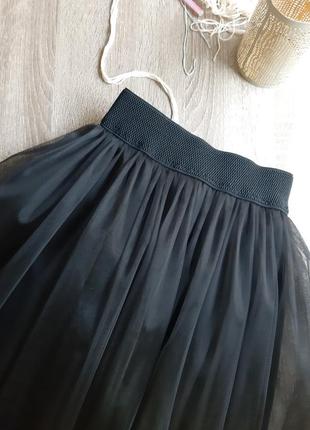 Фатиновая юбка зефирка4 фото