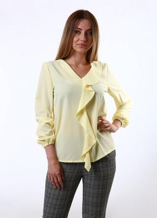 Блуза indresser жовтий (in-f0840к011д-light-yellow)