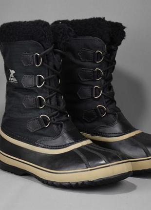 Sorel 1964 pac nylon waterproof термоботинки черевики чоботи снігоходи чоловічі зимові 44-45 р/29 см2 фото