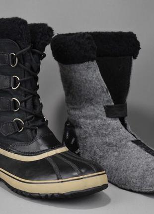 Sorel 1964 pac nylon waterproof термоботинки черевики чоботи снігоходи чоловічі зимові 44-45 р/29 см3 фото