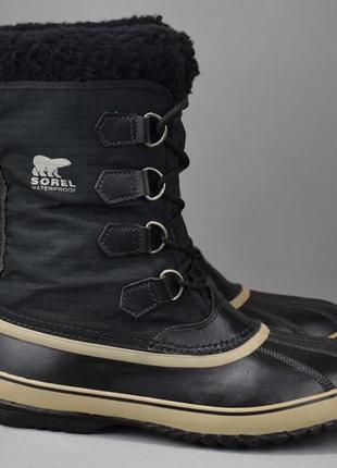 Sorel 1964 pac nylon waterproof термоботинки черевики чоботи снігоходи чоловічі зимові 44-45 р/29 см1 фото