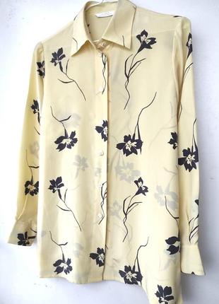 Globus 100% шовк блуза sandro marc cain peserico cos franchi стиль2 фото