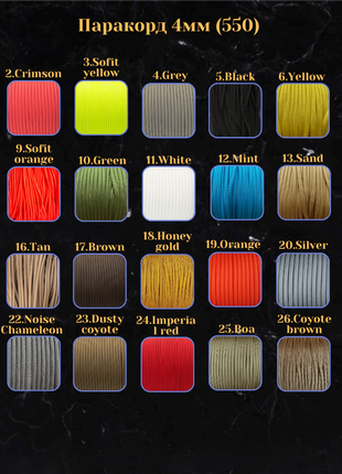 Браслет из паракорда mated snake на пластиковой застежке, размер и цвет под заказ7 фото