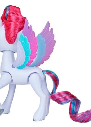 Ігровий набір стильна поні + 16 аксесуарів оригінал сша my little pony toys zipp storm style of the day принцеса зіпп hasbro лялька стиль дня фігурка9 фото