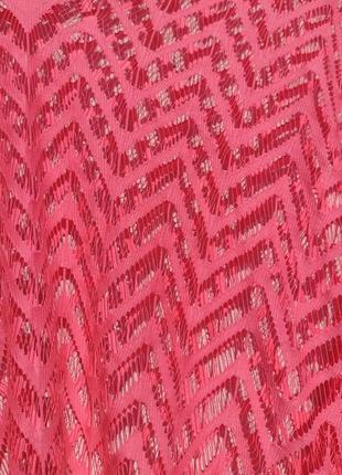 Новая яркая розовая пляжная туника сетка essentiel7 фото