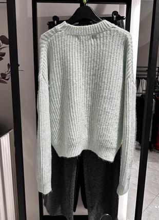 Широкий вязаный свитер9 фото