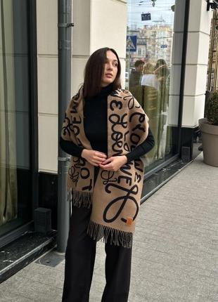 Шарф женский в стиле 👜 loewe reversible scarf2 фото