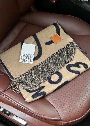 Шарф женский в стиле 👜 loewe reversible scarf5 фото