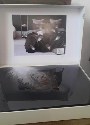 Постельное белье в коробке фланель