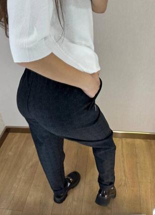 Стильные трендовые теплые женские брюки с начесом 🔥5 фото