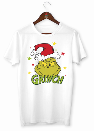 Футболка з новорічним принтом "grinch. грінч - викрадач різдва" push it. новорічна футболка